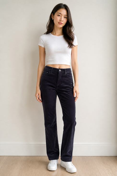 Talbots Pants - Talbots Petite Black Corduroy Pants Size 8P
